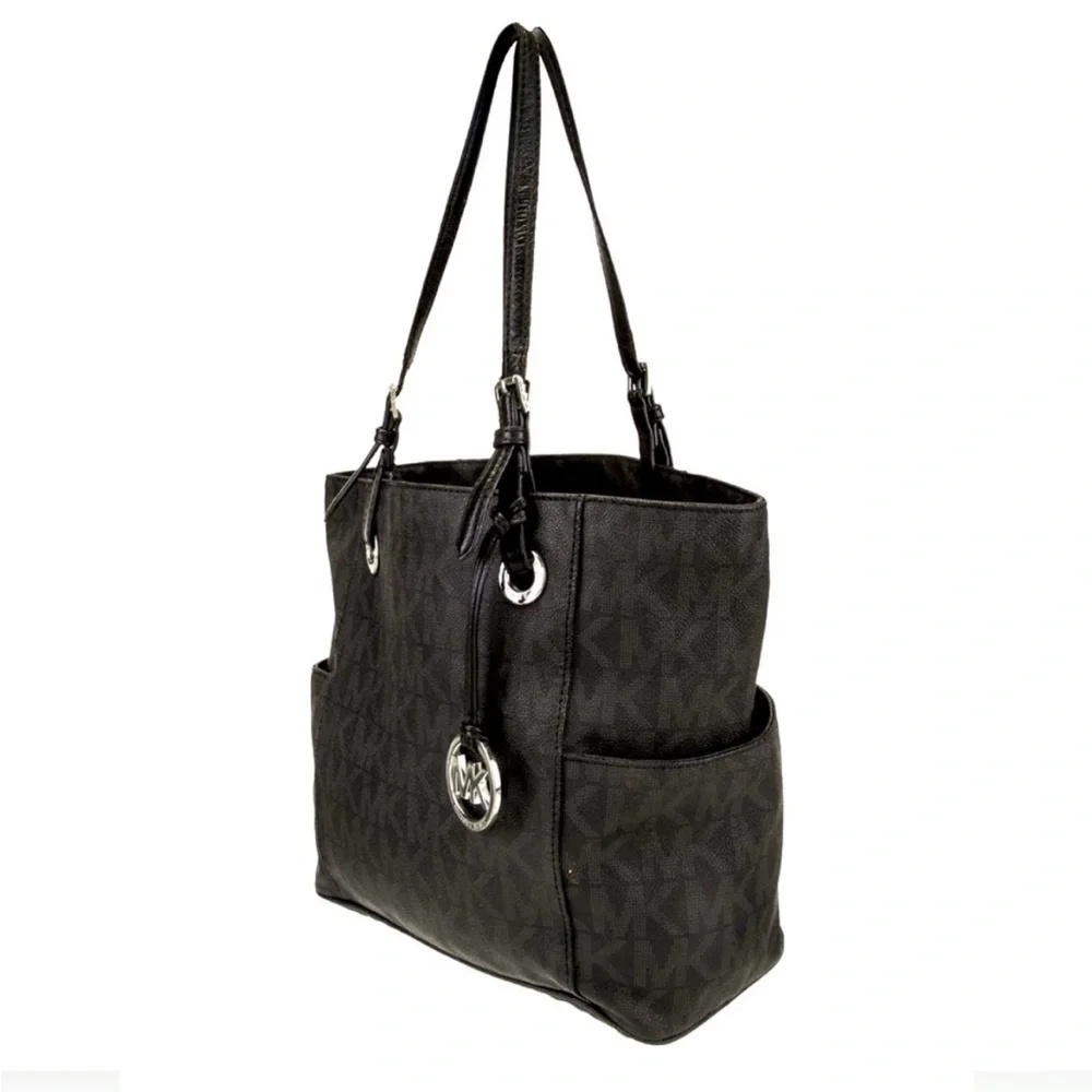 MICHAEL MICHAEL KORS LEATHER TRIPLE COMPARTMENT TOTE BAG - Picture 2 of 5